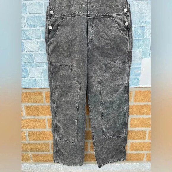 Carhartt Work In Progress acid Black Bib Double Knee Overalls large - Picture 5 of 15